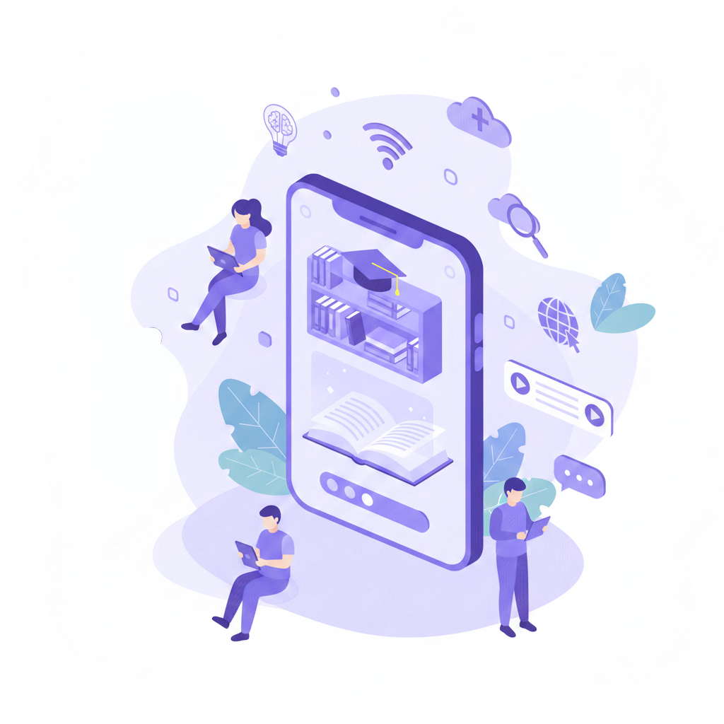 Book and tablet mockup