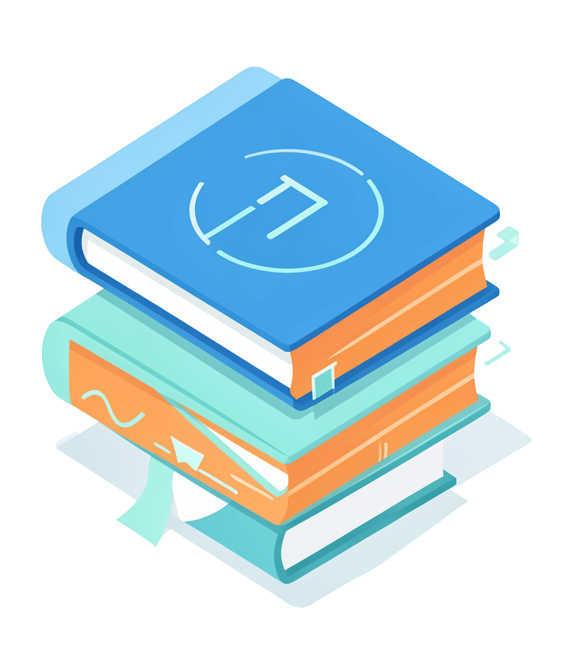 Book and tablet mockup