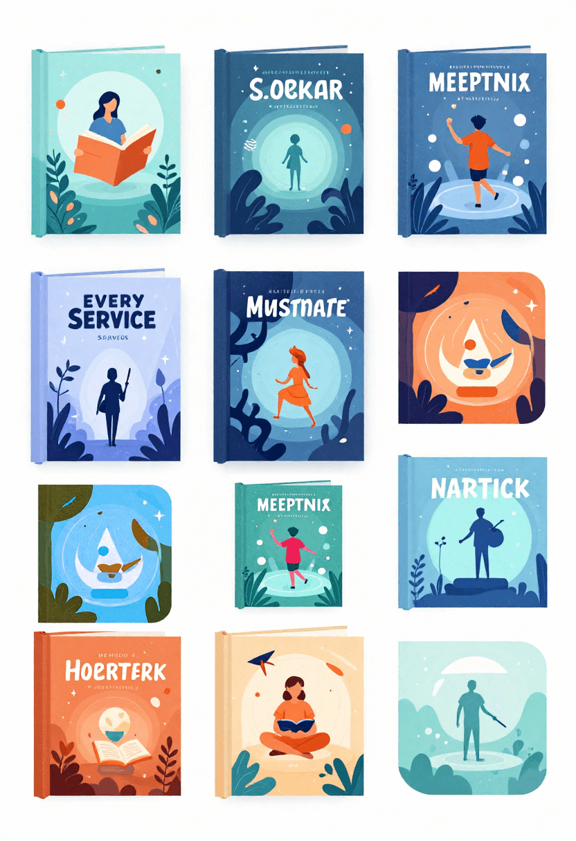 Book and tablet mockup