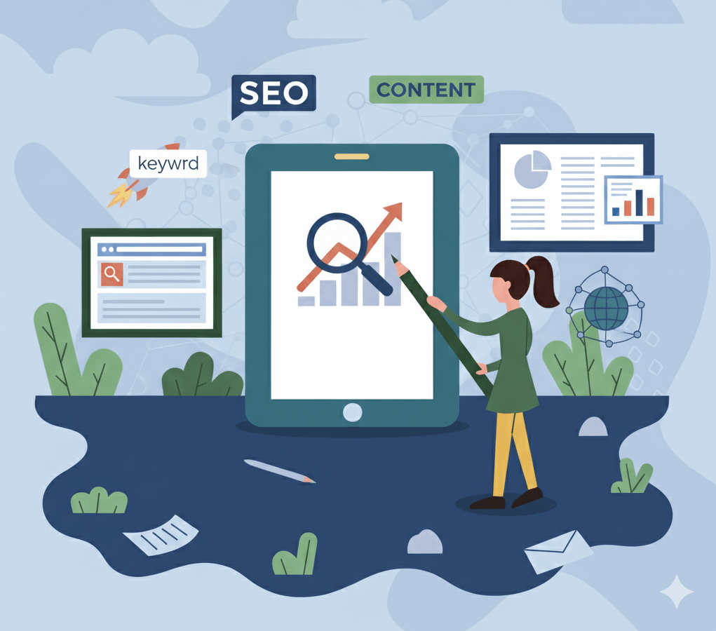 Book and tablet mockup